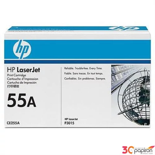 Toner lézer HPCE255A CE255A fekete 6k HP