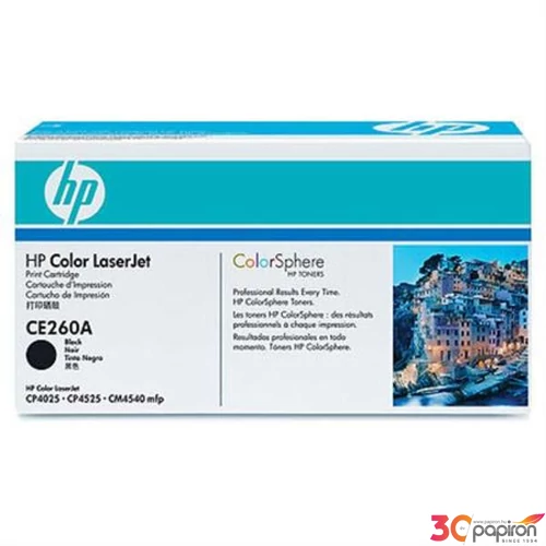 Toner lézer HPCE260A CE260A fekete 8.5k HP