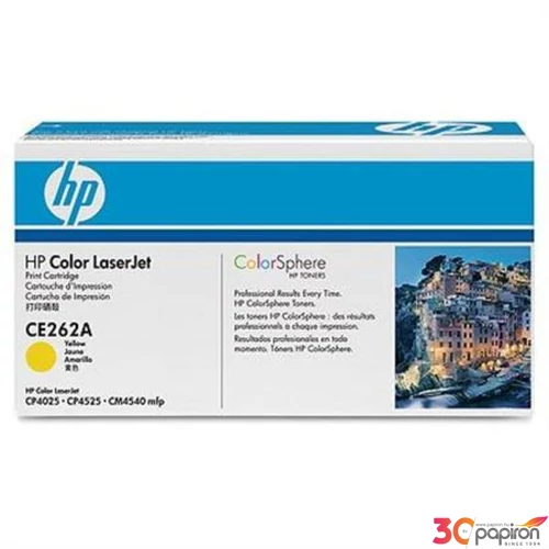 Toner lézer HPCE262A CE262A sárga 11k HP
