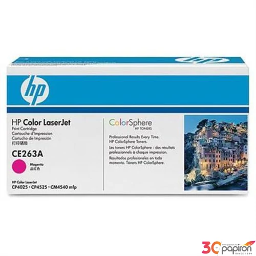 Toner lézer HPCE263A CE263A vörös 11k HP