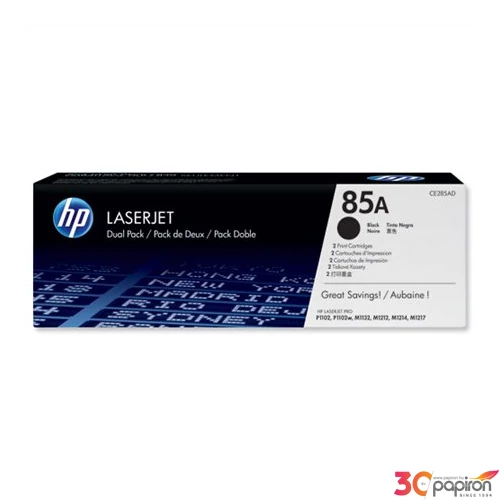 Toner lézer HPCE285D CE285AD fekete 2X1.6k HP