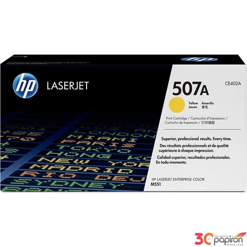 Toner lézer HPCE402A CE402A sárga 6k HP