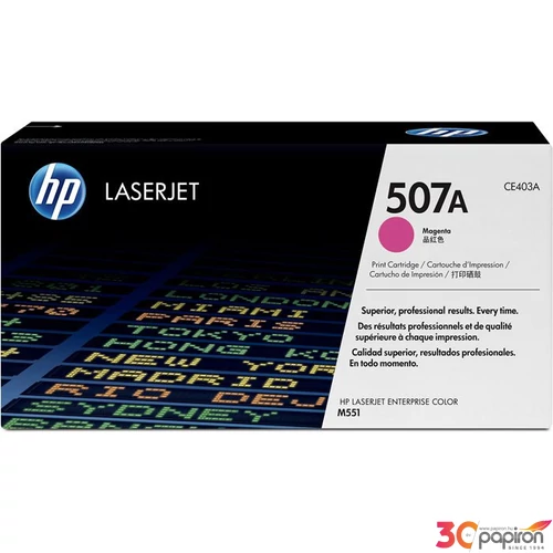 Toner lézer HPCE403A CE403A vörös 6k HP