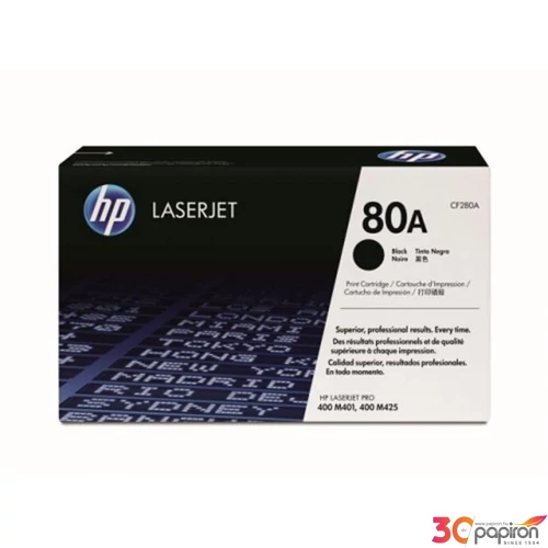 Toner lézer HPCF280A CF280A fekete 2.7k HP