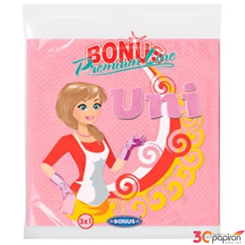 Törlőkendő Bonus Uni Cloth univerzális 1csom/3db Bonus B179
