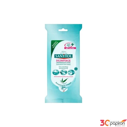 Fertőtlenítő kendő Sanytol általános tisztítókendő 36/72db KHH708 KHH708