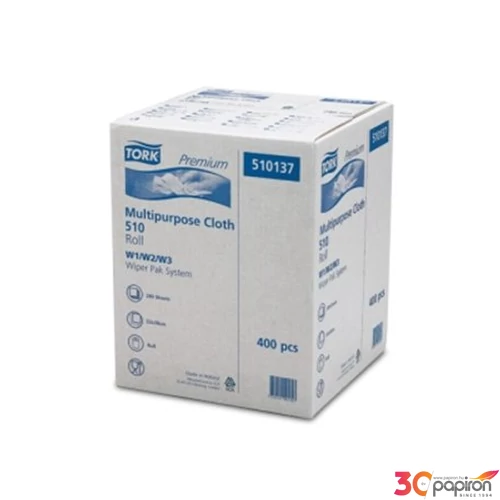 Törlőkendő tekercses oldószere TORK Premium Multipurpose KHH348