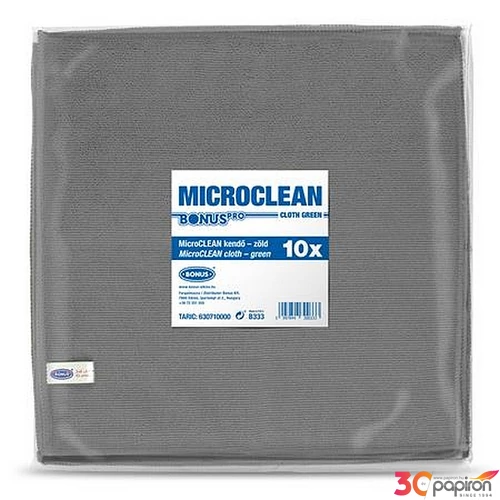 Törlőkendő univerzális 10db 32x32cm BONUS MicroCLEAN szürke
