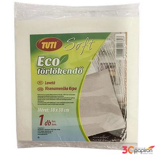 Törlőkendő univerzális 38x38cm 1db TUTI Soft Eco