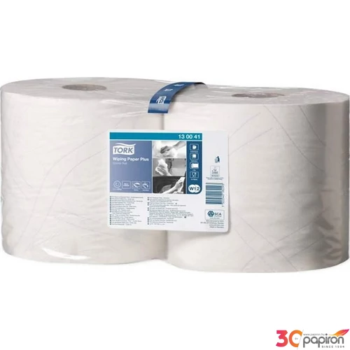 Törlőpapír plusz TORK 130041 tekercses törlő fehér, W1 és W2 rendszer KHH531