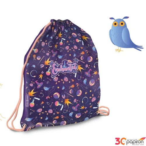 Tornazsák Ars Una sportzsák Enchanted (5350) 24 lila 53563507 Könnyű erős tartós anyagból