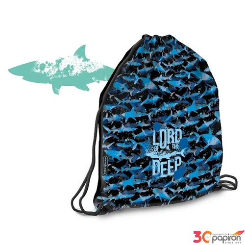Tornazsák Ars Una sportzsák Lord of the Deep cápa (5337) 24 53563378 Könnyű erős tartós anyagból
