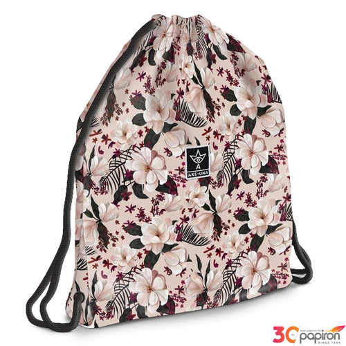 Tornazsák Ars Una sportzsák Tinédzser Flowery pink (5375) 24 54593756 Könnyű erős tartós anyagból