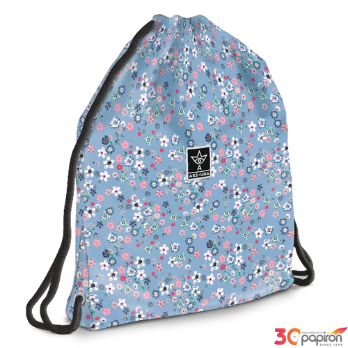 Tornazsák Ars Una sportzsák Tinédzser Pearl Blossom blue (5376) 24 54593763 Könnyű erős tartós anyagból