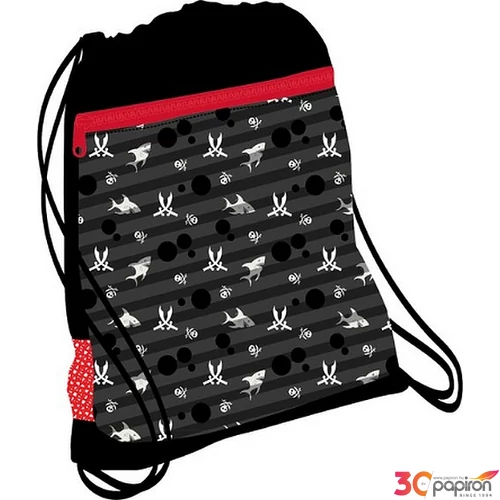 Tornazsák Belmil 21' Cool Bag Pirates kalózos 336-91 43x45cm hálós sportzsák Gym Bag