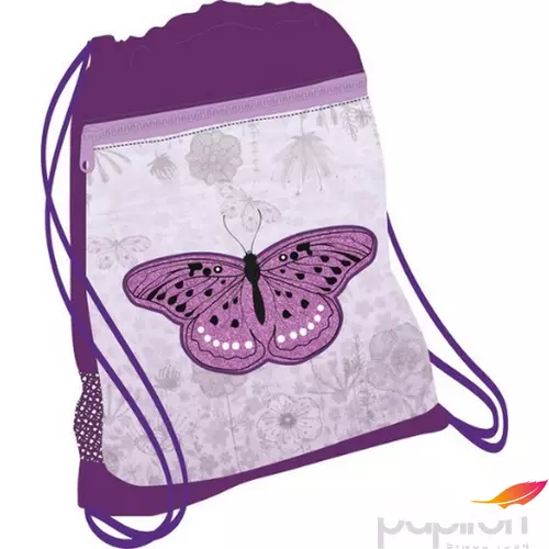 Tornazsák Belmil 21' Classy Shiny Butterfly pillangós 336-91 43x45cm hálós sportzsák Gym Bag