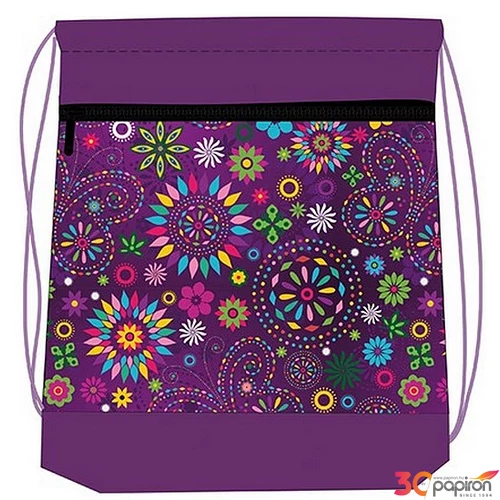 Tornazsák Belmil Spring Breeze lepkés, lepke mintás 336-91 43x45cm hálós sportzsák Gym Bag