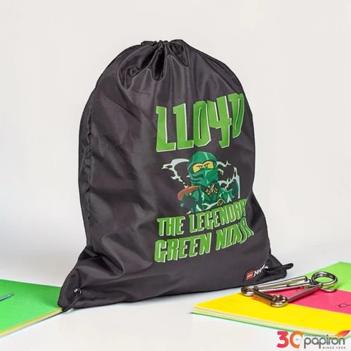 Tornazsák LEGO Ninjago Lloyd", fekete-mintás