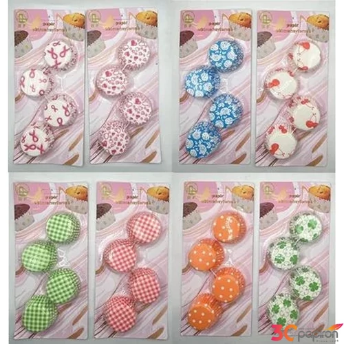 Muffin papír 100db-os 4cm, 8 féle