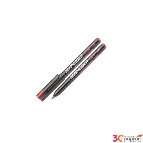 Alkoholos marker Schneider Maxx 224 M OHP 1mm kúpos hegyű piros Írószerek SCHNEIDER 1202