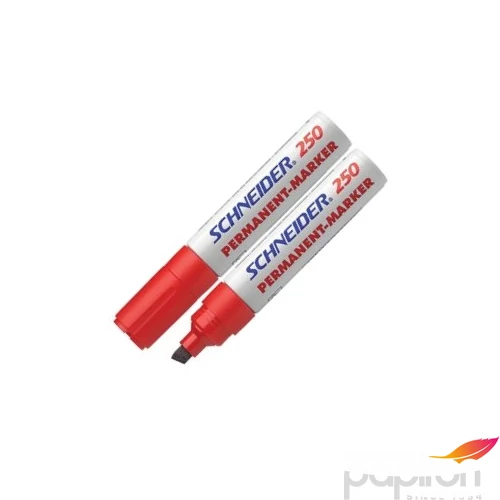 Alkoholos marker Schneider Maxx 250 2-7mm vágott hegyű piros Írószerek SCHNEIDER 125002