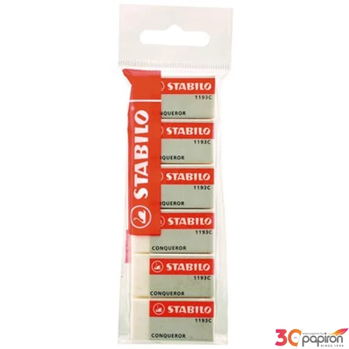 Radír Stabilo 1193 Conqueror PVC-mentes ceruzaradír Javítás, ragasztás Stabilo 1193C6