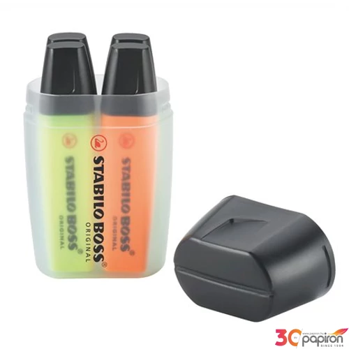 Szövegkiemelő Stabilo BOSS Big Box 2-5mm 4színű készlet Írószerek STABILO 7004-3