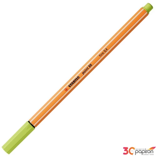 Tűfilc 0,4mm Stabilo Point 88, lime zöld TST88141