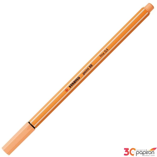 Tűfilc 0,4mm Stabilo Point 88, világosnarancs TST88251