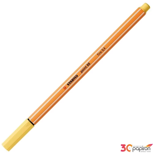 Tűfilc 0,4mm Stabilo Point 88, világossárga TST88231