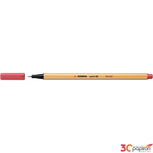 Tűfilc 0,4mm Stabilo rozsdavörös, Point88 TST8846