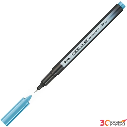 Tűfilc 0,4mm PENTEL Pointliner" tengerkék
