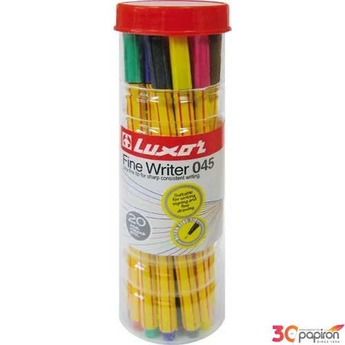 Tűfilc 20-as Luxor 0,45mm Fine Writer 20db/készlet