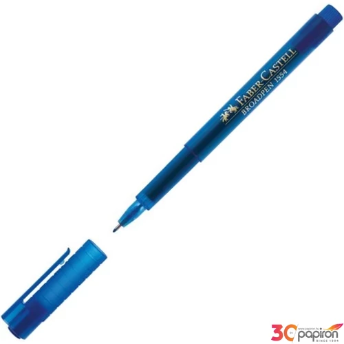 Faber-Castell tűfilc 0,8mm Broadpen 1554 fineliner kék tűfilc, toll 155451