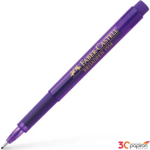 Faber-Castell tűfilc 0,8mm Broadpen 1554 fineliner lila tűfilc, toll 155436