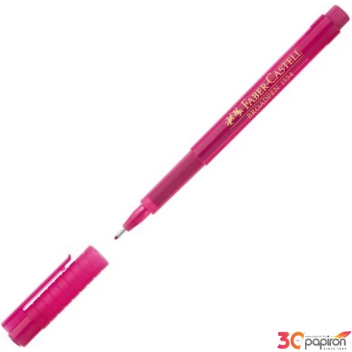 Faber-Castell tűfilc 0,8mm Broadpen 1554 fineliner pink tűfilc, toll 155428
