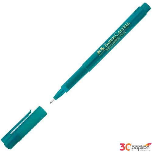Faber-Castell tűfilc 0,8mm Broadpen 1554 fineliner türkiz tűfilc, toll 155456