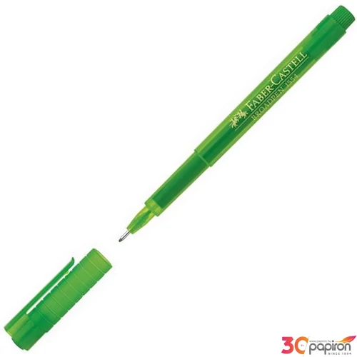 Faber-Castell tűfilc 0,8mm Broadpen 1554 fineliner v.zöld tűfilc, toll 155466