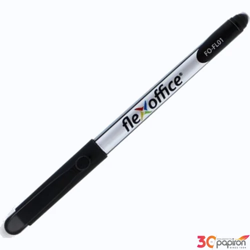 Tűfilc fekete Flexoffice FL01 0,3mm-es Írószerek FLEXOFFICE FO-FL01BLACK