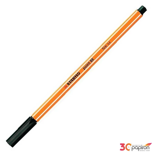 Tűfilc fekete Stabilo Point 88'/46, 0,4mm-es Írószerek STABILO 88/46