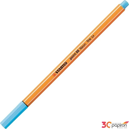 Tűfilc neon kék Stabilo Point 88'/031,0,4mm-es Írószerek STABILO 88/031