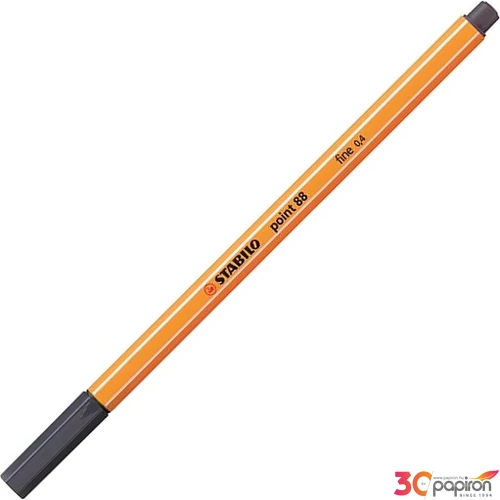 Tűfilc payne szürke Stabilo Point 88'/98, 0,4mm-es Írószerek STABILO 88/98