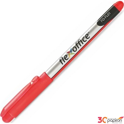 Tűfilc piros Flexoffice FL01 0,3mm-es Írószerek FLEXOFFICE FO-FL01RED