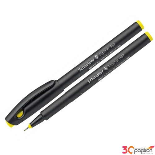 Tűfilc sárga Schneider Topliner 967' 0,4mm-es Írószerek SCHNEIDER 196705