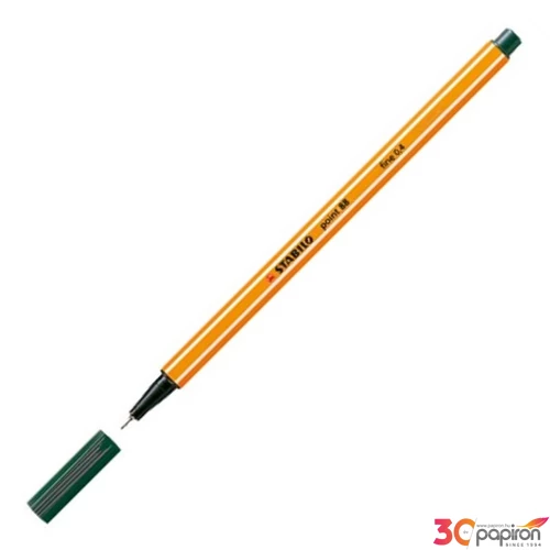Tűfilc sötétzöld Stabilo Point 88'/63, 0,4mm-es Írószerek STABILO 88/63