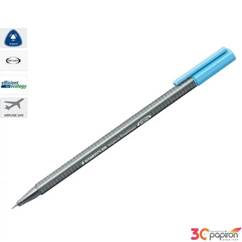 Tűfilc vízkék Staedtler Triplus 0,3mm-es Írószerek STAEDTLER 334-34