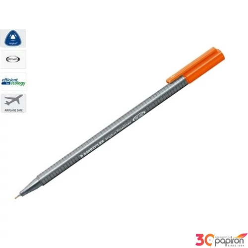 Tűfilc narancssárga Staedtler Triplus 0,3mm-es Írószerek STAEDTLER 334-4
