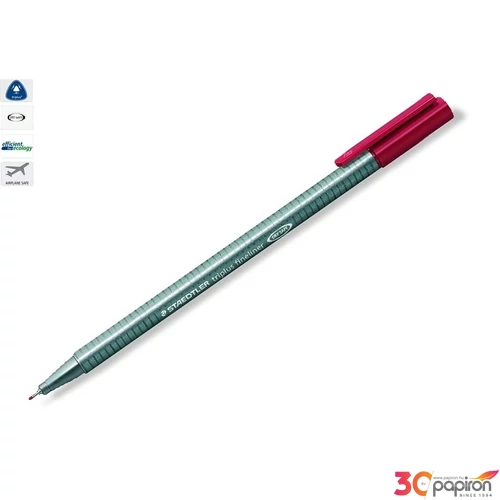 Tűfilc piros Staedtler Triplus 0,3mm-es Írószerek STAEDTLER 334-2