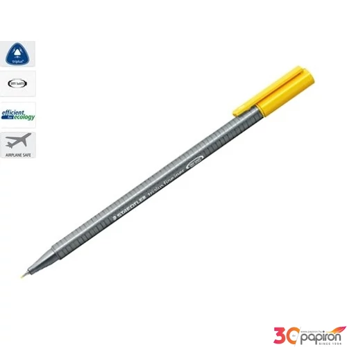 Tűfilc sárga Staedtler Triplus 0,3mm-es Írószerek STAEDTLER 334-1