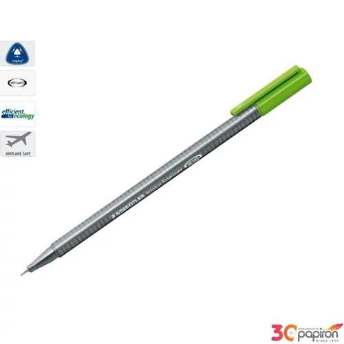 Tűfilc világoszöld Staedtler Triplus 0,3mm-es Írószerek STAEDTLER 334-51